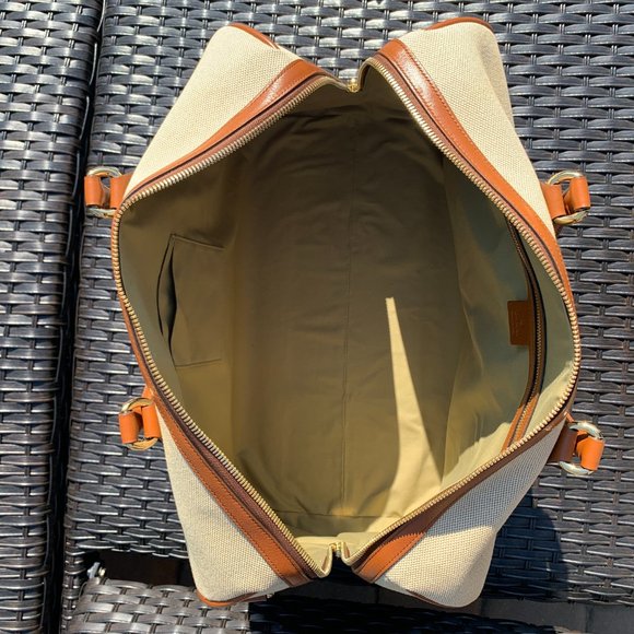 Gucci XL Travel Boston Bag w keys,lock strap,tag- Gorgeous! NEW W TAGS - Picture 10 of 15